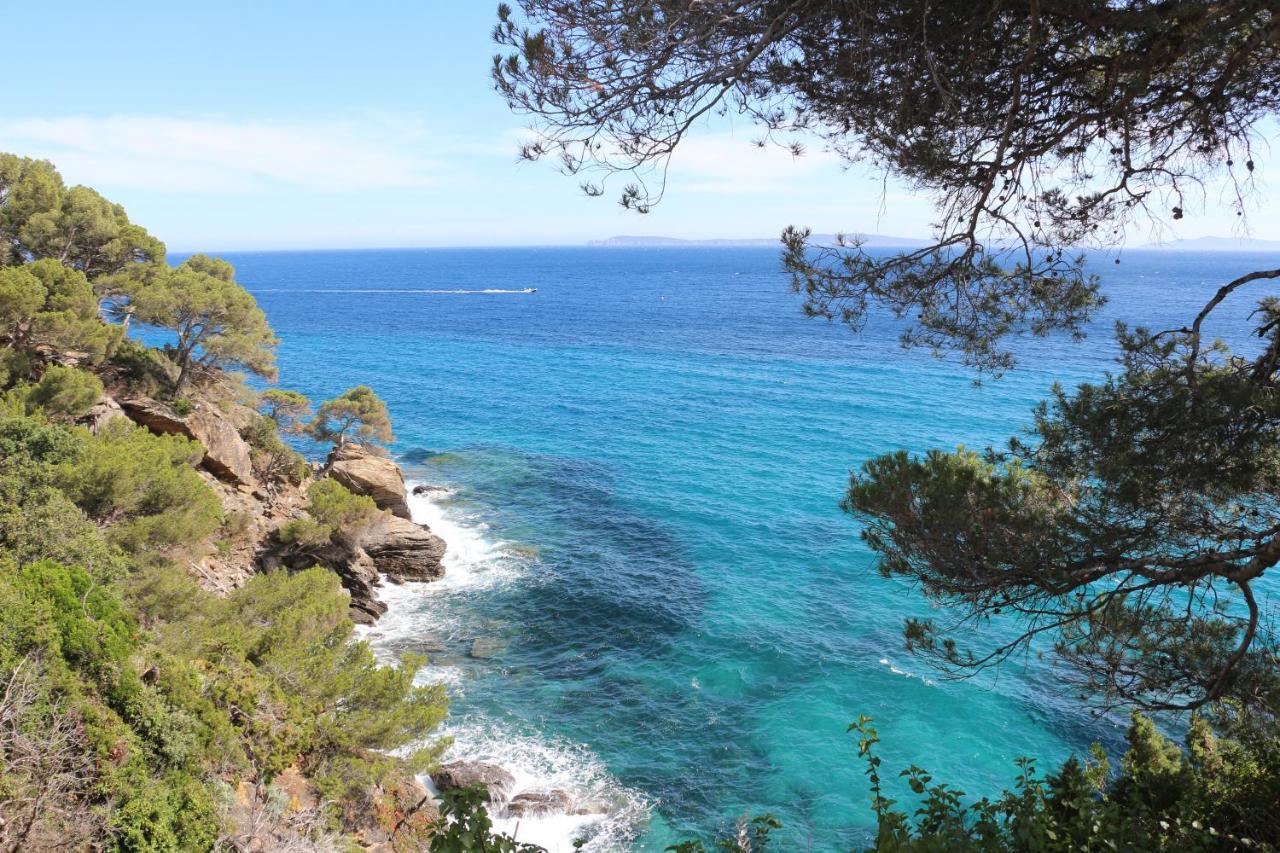 T2 Terrasse, Bormes Les Mimosas La Faviere, 5 Pers, 5 Mn A Pieds Des Plages Et Commerces Buitenkant foto